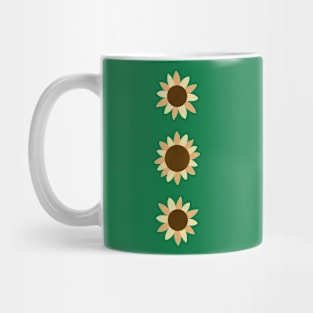 Line of Sunflowers Mug